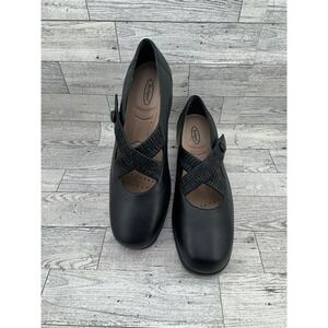 Rockport‎ Black Leather Mary Jane Comfort Shoes Women's Size 7.5 M